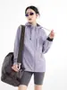 Chaqueta Softshell para Mujer, de una Sola Capa para Senderismo al Aire Libre, Cortavientos e Impermeable, Chaqueta Casual para Pareja, Abrigo Deportivo para Ciclismo para Hombre
