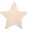 Decoración de Árbol de Navidad Transfronteriza Artesanías de Virutas de Madera Colgantes Navideños DIY Fiesta en Casa Etiquetas Navideñas de Madera