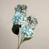 Ángel de Hortensia de Doble Cabeza Ramo de Flores Artificiales Decoración de Escena de Boda Materiales DIY Flores Falsas Adornos de Decoración de Paisajismo