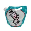 Saco com Bico Personalizado de Fábrica de Meio Galão, Bolsa Grande com Abertura para Leite Líquido, Saco de Embalagem para Bebidas de Meio Galão