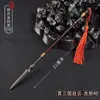 Modelo de Metal de Armas Frías de los Tres Reinos: Adorno de Arma Cuchillo Dragón Verde de Guan Yu, Colección de Dieciocho Armas Antiguas