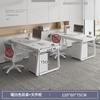 Escritorio de Oficina Escritorio de Oficina Hogar Gabinete con Cajones Mesa para 2 Personas Combinación de Mesa y Silla Mesa Moderna Simple