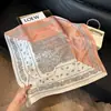 Pañuelo de Seda 70 Cuadrado Moda Coreana de Alta Gama Versátil Profesional Seda Sintética Pequeño Pañuelo de Cuello Estampado Retro Pañuelo de Seda para Mujer