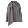 E-commerce Transfronteiriço Outono 2026 Novidades Estilo Europeu e Americano Roupas Femininas Moda Casual Temperamento Preguiçoso Suéter Puro Cashmere Feminino