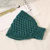 Banda para el cabello de lana tejida a mano para otoño e invierno, gorro de lana con protección para los oídos, banda para el cabello de ala ancha, accesorios para el cabello, tocado para mujer