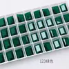 Açúcar de Pedra Transparente Grande Dongzhou 14*10 Fino K9 Ponta Afiada de Ângulo Reto Inferior Unha Artística Diamante Unha Artística Diamante Acessórios de Joalheria 10 Peças