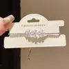 Pulsera de Flor de Circonia Extraíble Estilo Lujo Ligero Electrochapada en Oro Real de 18K, Pulsera de Moda, Exquisita, Versátil, Joyería de Alta Gama