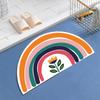 Alfombrilla de suelo de diatomeas, alfombrilla absorbente para inodoro, alfombrilla antideslizante para baño, alfombrilla de secado rápido para puerta de entrada de cocina, alfombrilla de PU
