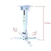 Soporte Universal para Proyector, Soporte Telescópico Ajustable para Proyector, Doble Uso para Montaje en Techo y Pared, Colgador de Proyector de Ingeniería Engrosado