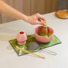 Conjunto de Matcha com Batedor de Chá, Conjunto de Presente com Ferramentas para Matcha, Tigela Japonesa para Matcha, Ferramentas de Chá, Fornecimento Exclusivo Transfronteiriço