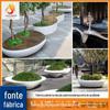 Parque ao ar livre local panorâmico lazer assento árvore cadeira de árvore do sexo oposto flor cama cadeira longa grande FRP árvore piscina assento