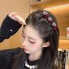 Horquilla de alta calidad para mujer, otoño e invierno, trenza lateral, flequillo, horquilla de tamaño pequeño, clip para el cabello de la frente, pinza de tiburón, tocado