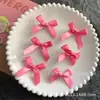 6 piezas/Paquete Cinta de Ballet tamaño pequeño Pasador de Moño Chica Dulce Lindo Pasador de Cabello Adorno para la Cabeza de Ambiente
