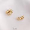 Color oro 14K 6mm plano hamburguesa hebilla magnética fuerte pulsera collar DIY hecho a mano accesorios de hebilla magnética para acabado de joyería