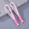 Llavero de resorte color-block dopamina, cordón para teléfono color-block de poliéster, accesorio de bolsa personalizado anti-pérdida estilo ins
