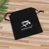 Bolsa de flanela para joias Wen Play, bolsa para joias de jade, bolsa para guardar cintos, bolsa de tecido não tecido prensado a quente com cordão.