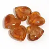 Cuentas acrílicas en forma de corazón con agujeros horizontales, cuentas sueltas de imitación de jade de dos tonos en forma de corazón, materiales para pulseras hechas a mano DIY, accesorios para ensartar, joyería