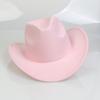 Sombreros para Hombre Transfronterizos, Sombreros Vaqueros Occidentales Europeos y Americanos, Sombreros de Jazz de Lana, Sombreros de Sol para Mujer para Exteriores, Sombreros Negros para Adultos