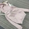 9345 AliExpress Outono e Inverno Novo Suéter com Capuz Feminino Solto Forrado com Lã Grosso Pulôver com Capuz Feminino