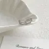 Nuevo Anillo de Doble Capa con Circonita de Cuatro Estrellas de Moda para Mujer, Anillo Abierto de Diseño Exclusivo, Estilo Minimalista, Dulce y Fresco, Anillo Apilable para Dedo Índice