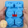 Estilo Fresco e Simples Folha de Tartaruga Oval Quadrado Grande Sabonete Artesanal Molde de Silicone Molde Antiaderente para Sabão Frio e Sabão com Óleo Essencial