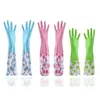 Luvas de borracha para cozinha e lavanderia inverno veludo acolchoado quentes luvas domésticas luvas de PVC para lavar louça atacado