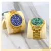 Modelo de Reloj Simple Pastel de Cumpleaños Plástico Simulación Verde Azul Reloj Día del Padre Dios Masculino Adornos para Hornear
