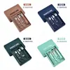 Conjunto Personalizado de 8 Peças de Cortador de Unhas Anti-Salpicos, Ferramentas de Manicure Domésticas Portáteis de Aço Inoxidável, Dropshipping Transfronteiriço