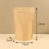 Bolsa con Cierre Ziplock de Sellado de Ocho Lados para Granos de Café Té Bolsa de Empaque de Alimentos de Papel de Aluminio Auto-Sellante Bolsa de Café de Película de Aluminio Auto-Soportante Personalizada