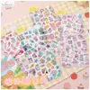 Shanle Conejo 3D Shiba Inu Unicornio de Cuento de Hadas Rosa Pegatinas de Dulces Tridimensionales Pegatinas de Recompensa para Manualidades Infantiles Decoración
