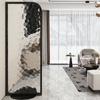 Mampara de Cristal para Sala de Estar, Decoración de Entrada Moderna Simple, Dormitorio de Lujo Ligero, Baño