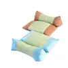 Almohada refrescante combinada de estera de ratán y trigo sarraceno, almohada de salud transpirable con soporte para el cuello para el verano, núcleo de almohada triangular cuadrado desmontable, directo de fábrica