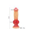 Simulación de pene de perro sexual, pene grande en forma de tapón anal, succionador de pene, masturbación, tapón anal, productos sexuales para adultos, una generación de cabello