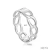 Pulseira Corrente Geométrica Minimalista Vazada Transfronteiriça Europeia e Americana para Mulheres Moda Tendência Metal 18K Aço Inoxidável Bracelete