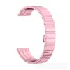 Adecuado para Correas de Reloj Huawei Gt4/Gt5, Estilo Nuevo eslabón de Bambú de una Sola Perla Correa de Reloj Sólida de Acero Inoxidable 18mm para Mujeres