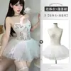 Desejo Puro Lingerie Sexy Renda Sexy Vazado Perspectiva Suspensório Pijama Fácil de Tirar Saia Bufante Conjunto de Rede 6509