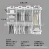 Armario metálico modular 1.1-2.5 m de ancho perchero abierto apartamento pequeño perchas dormitorio columna AA almacenamiento