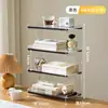 Prateleira de Armazenamento para Mesa, Estante de Canto de Mesa, Prateleira de Armazenamento para Estação de Trabalho, Mesa de Trabalho para Estudante, Estante Simples, Prateleira de Armazenamento para Dormitório