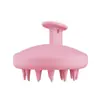 Escova Redonda de Silicone para Shampoo, Ferramenta de Massagem para Shampoo, Limpeza Profunda Sem Machucar o Couro Cabeludo, Escova de Shampoo Macia