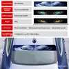 Comercio exterior popular calcomanías para parabrisas delantero de coche decoración de engranaje trasero parasol calcomanías de modificación ojo de gato personalizadas tridimensionales 3D
