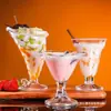 Taza de Helado Elegante Anticaída de Acrílico, Taza de Helado, Taza de Bola de Nieve, Taza Transparente para Postre, Vaso de Plástico para Malteada, Taza de Fruta