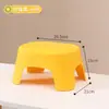 Taburete Pequeño Infantil Silla de Plástico para Bebé Taburete Bajo Antideslizante Banco de Baño para Bañera Taburete para Pies para el Hogar y la Lavandería