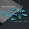 Atacado de fábrica vidro marquise, vidro marquise branco e colorido 1.5*3-6*12mm cabochão de fundo pontudo pedras soltas