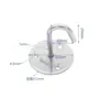 Gancho de aço inoxidável em forma de U gancho fixo para ventilador gancho de anel de ferro fixo para pendurar iluminação gancho fixo para saco de pancada