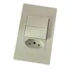 Comercio Exterior Sudamericano Modelo Privado de Fábrica Más Vendido Enchufe de Pared Brasileño con USB, Interruptor de Pared Tipo 120 Enchufe Brasileño