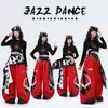 Figurino de dança jazz para meninas, top infantil de manga comprida, conjunto de roupa de performance, adequado para dança jazz infantil, dança de rua, apresentações de palco e desfiles de moda