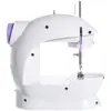 202 Máquina de Costura Doméstica Mini Elétrica Totalmente Automática Pequena para Costura Grossa Manual Bolso Micro