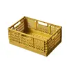 Cesta de Almacenamiento de Escritorio Armario Caja de Almacenamiento Misceláneo Hogar Merienda Papelería Cesta de Almacenamiento Oficina Archivo Cesta de Almacenamiento de Plástico