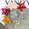 Accesorios de resina con lentejuelas de estrella de cinco puntas, accesorios para el cabello con forma de estrella, material de clip BB, crema de pegamento, accesorios para fundas de teléfono móvil, parche para zapatos con agujeros