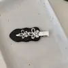 Pinza Metálica de Flor Dulce y Fresca para Mujer, Pinza para Flequillo sin Costuras, Pinza Lateral para el Cabello, Pinza de Pato Accesorio para el Cabello, Estilo Nuevo